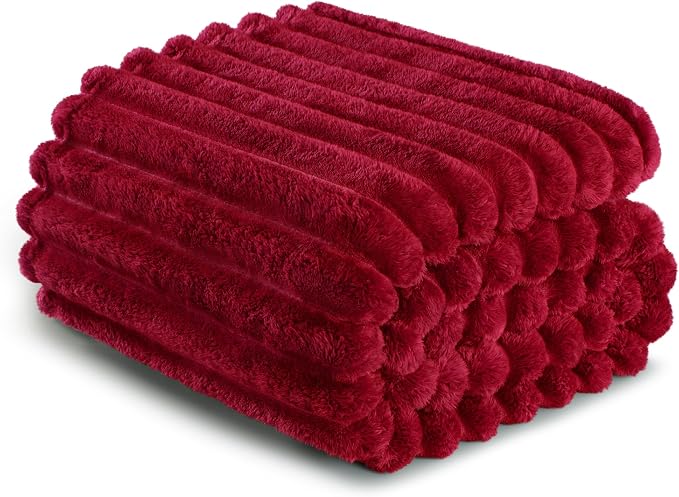 Exclusivo Mezcla Striped Queen Size Fleece Blanket - Image 8