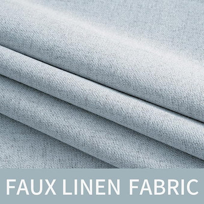 MIULEE 100% Blackout Linen Curtains - Image 5