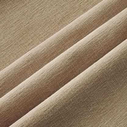 MIULEE Light Brown Chenille Couch Throw Pillow Covers, 18x18 | Set of 2 - Image 2