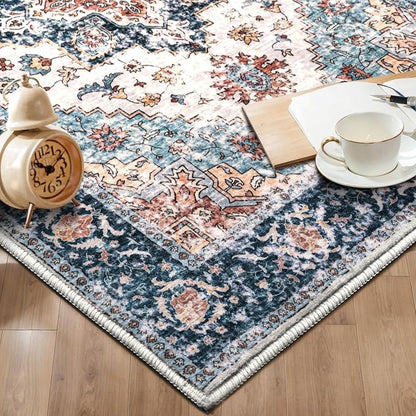 SERISSA 2'6"x8' Washable Non Slip Boho Runner Rug - Image 7