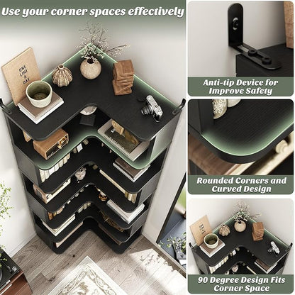 Armocity Corner Book Shelf - Image 4