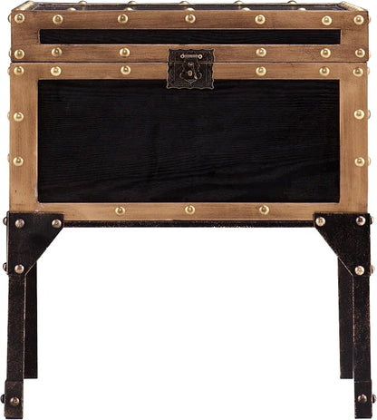 SEI Furniture - Drifton Travel Trunk End Table - Transitional Design - Image 4