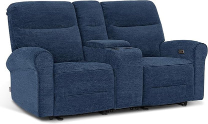 MCombo 78.3" Wall Hugger Power Loveseat Recliner Sofa by MCombo