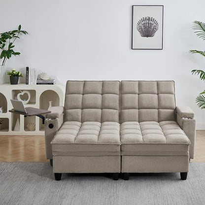 oaaktu Queen Size Sleeper Sofa Couch - Image 4