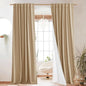 NICETOWN 100% Blackout Linen Curtains by NICETOWN