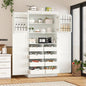 VilroCaz Freestanding Kitchen Pantry Tall Storage Cabinet, Wooden Kitchen by VilroCaz
