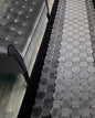 Custom Length Hallway Runner Rug, Slip Resistant, Checkered Black, 26 Inch X 19 by ORFAHOME