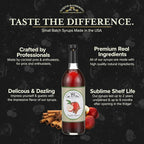 Liquid Alchemist Apple Spice Syrup for Cocktails - Real Ingredients Make our Apple Syrup for Drinks Perfect for a Fall Themed Old Fashioned Mix (25 oz)