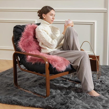Ashler Faux Fur Rug, Fluffy Shaggy Area Rug Ultra Soft 2.3 x 3.3 Feet Sheepskin - Image 5