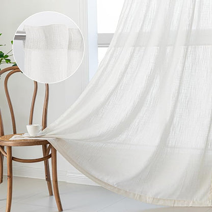 MYSKY HOME 90 Inch Curtains for Sliding Glass Door Windows, Living Room by MYSKYHOME