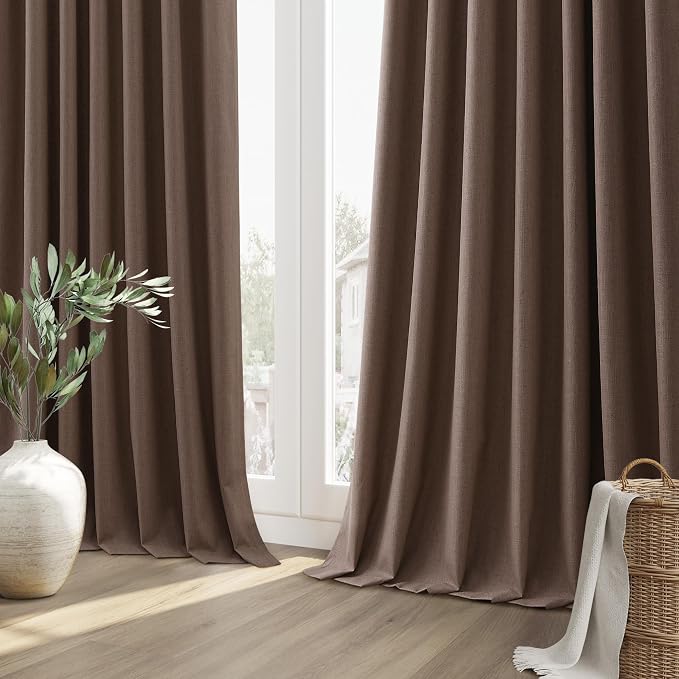 100% Blackout Curtains 84 Inch Length 2 Panels Set - Image 10