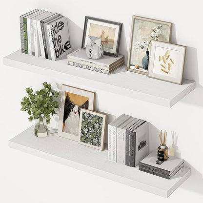 36 Inch Floating Shelves, 12 Inch Deep Floating Shelves by Unknown