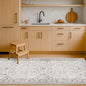 Washable Light Gray & Sage 2'6"x8' Wide Runner Rugs by HazoHaus