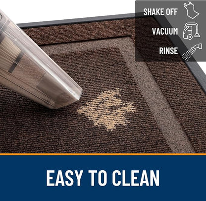 OLANLY Front Door Mat Outside 33x21, All-Season Heavy-Duty Rubber Doormat | - Image 6