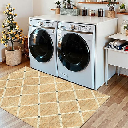 Cottage Trellis 3x5 Entryway Rug Indoor Outdoor Mats - Image 9