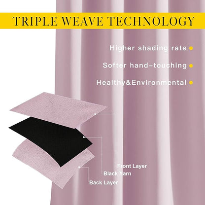 NICETOWN Blackout Curtains for Girls Room - Image 5