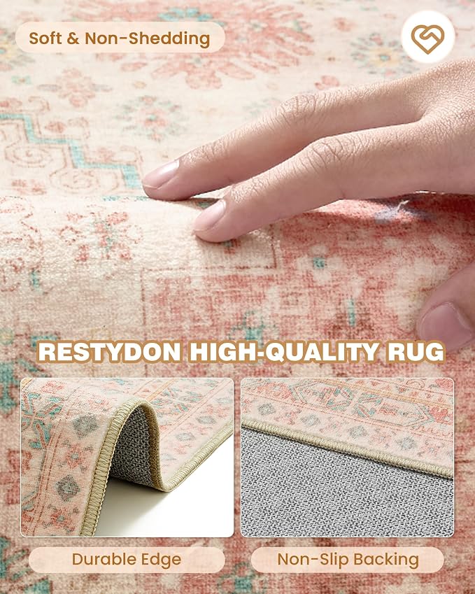 Kitchen Runner Rug Non Slip Washable Rugs 2.5x8, Carpet Runner - Image 5