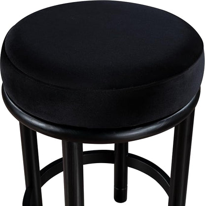 Meridian Furniture 977Black-C Monette Collection Art Deco Counter Stool - Image 5