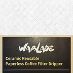 Ceramic Reusable Coffee Filter Dripper Paperless Sustinable Mt. Fuji Made in Japan (Green)