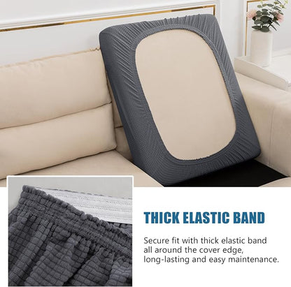Water Repellent Sofa Seat Cushion Covers Stretch Furniture Protector Slip Covers - Image 4