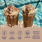 Jordan's Skinny Syrups Sugar Free Coffee Syrup, Mocha Flavor Drink Mix, Zero Calorie Flavoring for Chai Latte, Protein Shake, Food & More, Gluten Free, Keto Friendly, 25.4 Fl Oz, 1 Pack