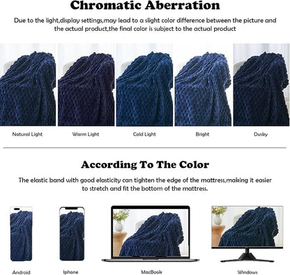 NEWCOSPLAY Fleece Clouds Cozy Throw Blanket - Image 6