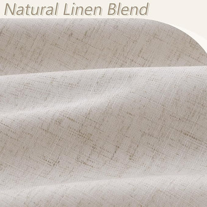100% Blackout Curtains 90 Inch Length 2 Panels Set - Image 3