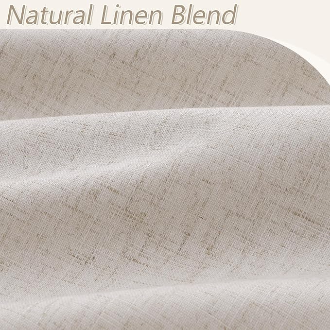 100% Blackout Curtains 84 Inch Length 2 Panels Set - Image 3