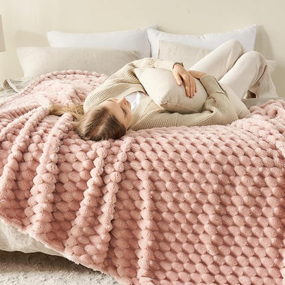 NEWCOSPLAY Fleece Clouds Cozy Throw Blanket - Image 3