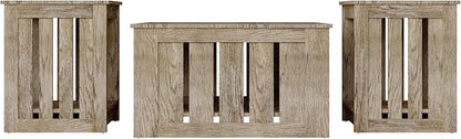 HOME DESIGN Nashua 3 Piece Coffee Table Set - Image 6
