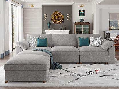 EASE MOOSE Sectional Modular Sofa, Comfty U Shape Sectional FSC Certified - Image 3