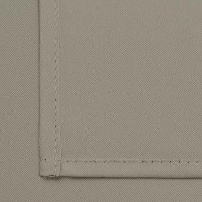 Yakamok Room Darkening Curtains 42x63 inch Length Taupe-Living Room | 2 panels - Image 5