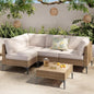 5-Piece Patio Furniture Set, Outdoor Wicker Sectional Sofa by OutdoorPatioFurnitureSet