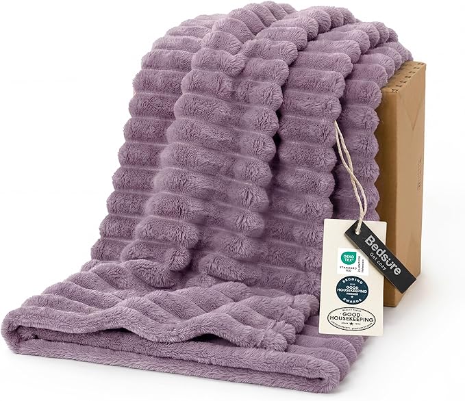Bedsure Soft Twin XL Blanket for Bed Dorm Light Purple 66"x90" | Birthday Gifts by Unknown
