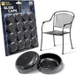 Wrought Iron Patio Furniture Feet Caps by ShopSquare