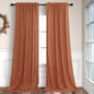 Pitalk Terracotta Curtains 84 Inches Long by Pitalk