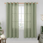 Sage Green Linen Curtains 78 Inches by LAMIT