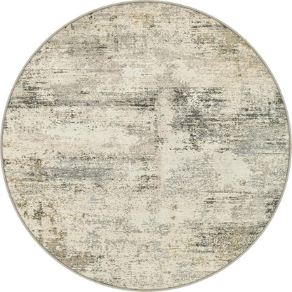 Round Area Rug Living Room: 4 ft Modern Washable Indoor Carpet | by FXRHLP