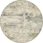 Round Area Rug Living Room: 4 ft Modern Washable Indoor Carpet | by FXRHLP