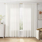 Extra Wide Linen Curtains for Living Room Bedroom 84 Inches Long Light by Nanspring