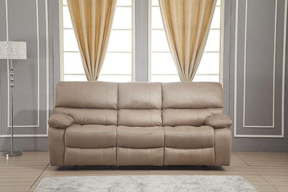Betsy Furniture Microfiber Reclining Sofa Couch Set Living Room Set 8007 - Image 2