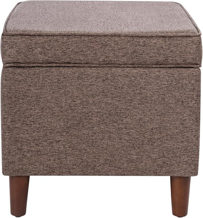 HomePop Home Decor | Dinah Collection Modern Storage Ottoman | Ottoman - Image 11