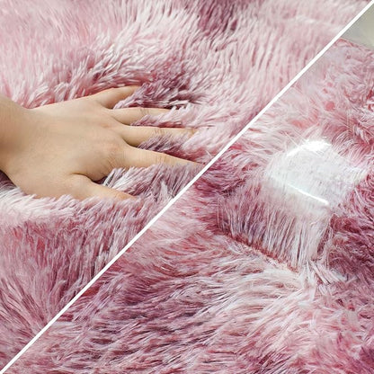 Tie-Dyed Blush 3x10 Machine Washable Runner Rugs - Image 6