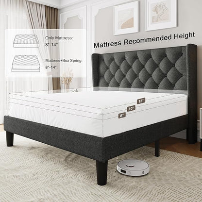 Einhomn Full Size Platform Bed Frame - Image 5