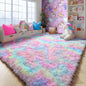 Rainbow Rugs 6x9, Large Fluffy Soft Carpet, Plush Shaggy Rugs by PAGISOFE