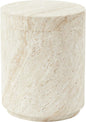 LeisureMod 14” Wide Round Side Table in Fiberstone by LeisureMod