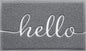 Door Mat Welcome Mat Floor Mat for Entryway, High Traffic Areas | Low Profile by BeneathYourFeet