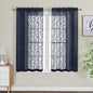 Furman Sheer Curtains 54 Inch Length 2 Panels Set by OWENIE