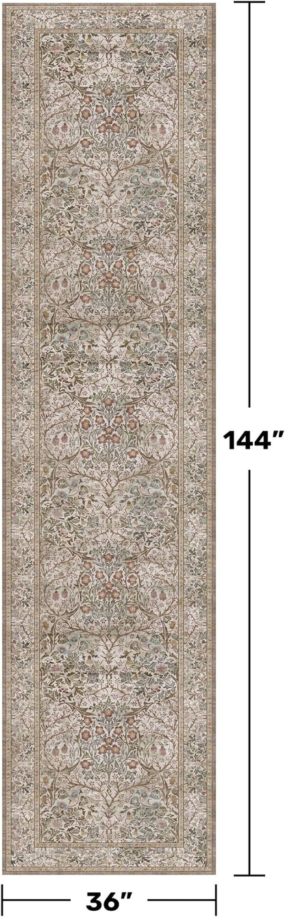 Moss 3x12 Extra Long Wide Runner Rug - Image 2
