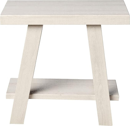 Roundhill Furniture Athens Contemporary Wood Shelf Side Table - Image 4